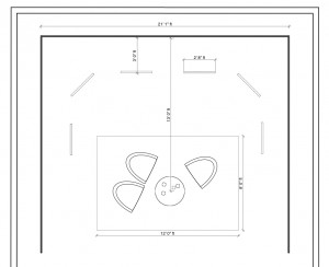 Set computer mock-up