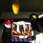 Valentine’s is all about those three special words. . . breakfast in bed!