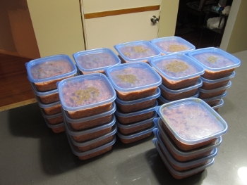 Portion into containers and freeze.