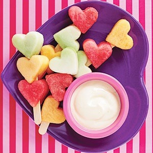 Healthy Valentine potluck snacks
