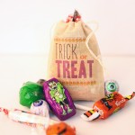 Iron-on Halloween treat bags with free printable