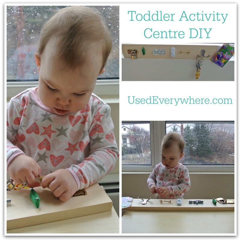Toddler activity centre diy
