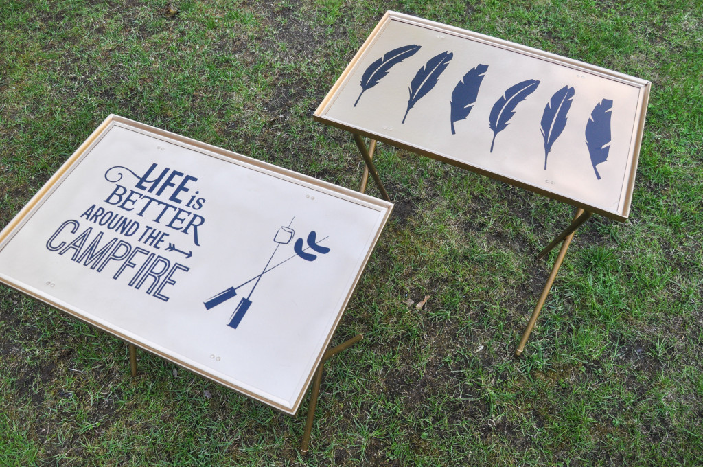 TV trays turned camping sidetables-11