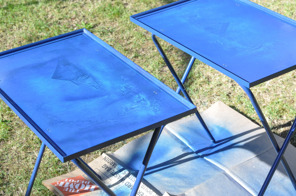 TV trays turned camping sidetables-4-2