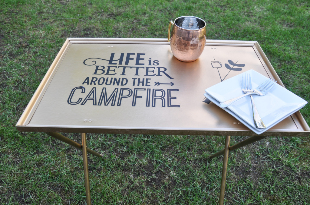 TV trays turned camping sidetables-9