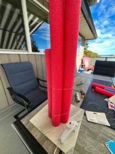 upcycle pool noodle project